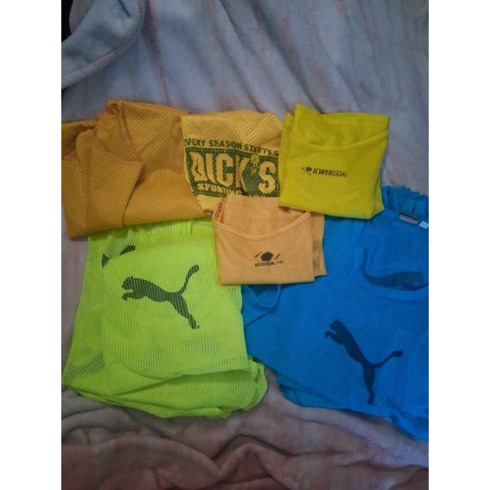 Lot of 17 Soccer Practice/Scrimmage Bibs
